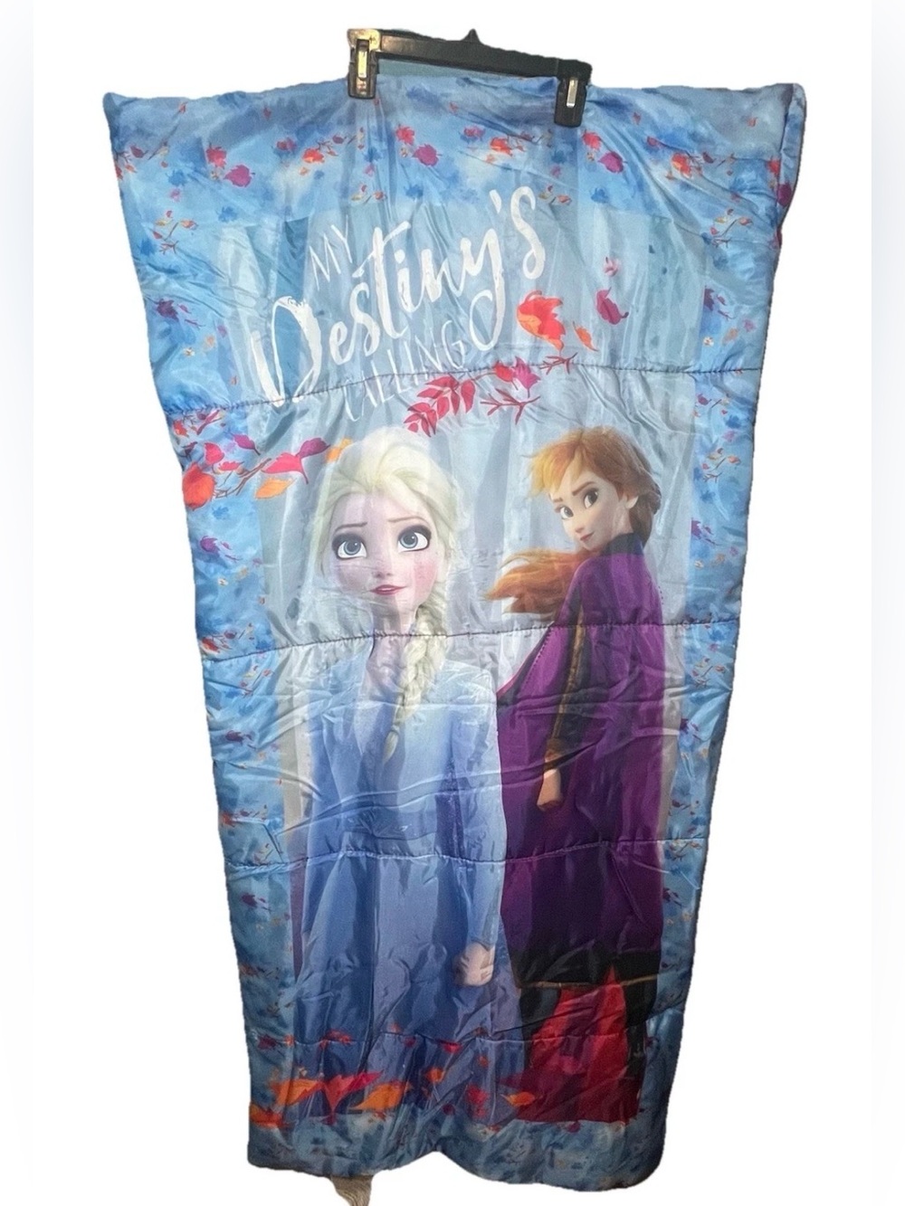 Disney Frozen II Sleeping Bag Elsa Ana Outdoor Indoor Camping Children 28”x56”